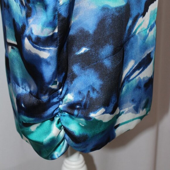 Jones of New York Blue and Turquoise long sleeve top - Picture 6 of 15